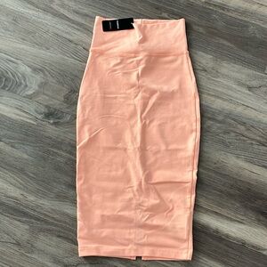 Bebe Midi Skirt peach color XXS